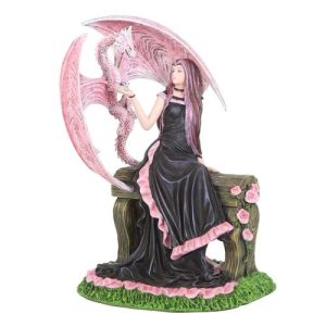 Elegant Dragon Figurine by Anne Stokes | Bed Sava