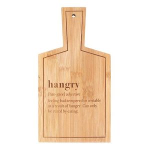 Hangry Bamboo Serving Board | Bed Sava