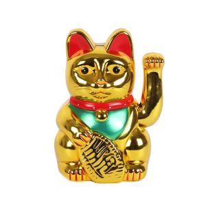 6 Inch Gold Money Cat | Bed Sava