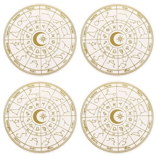 Astrology Wheel Coaster Set