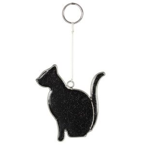 Mystical Black Cat Suncatcher | Bed Sava