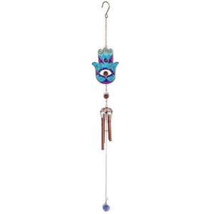 Blue Hand of Hamsa Windchime | Bed Sava