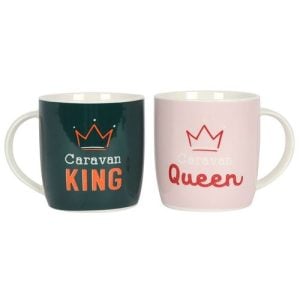 Caravan King and Queen Mug Set | Bed Sava