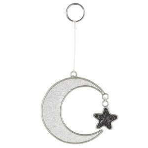 Mystical Crescent Moon Suncatcher | Bed Sava