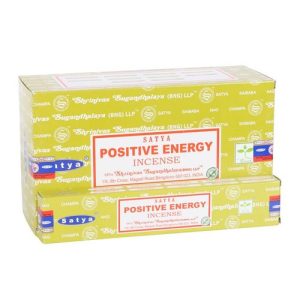 12 Packs of Positive Energy Incense Sticks by Satya | Bed Sava