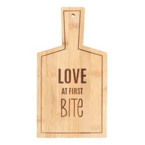 Love At First Bite Bamboo Serving Board | Bed Sava