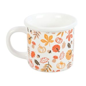 Autumn Leaves and Pumpkins Mug | Bed Sava