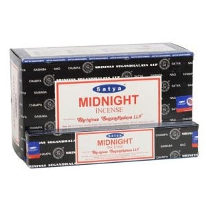 12 Packs of Midnight Incense Sticks by Satya | Bed Sava