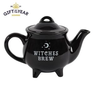 Witches Brew Black Ceramic Tea Pot | Bed Sava