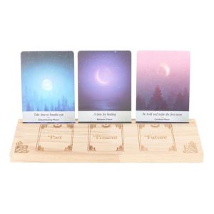 Natural Past Present Future Tarot Card Stand | Bed Sava