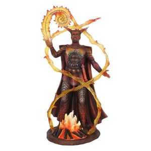 Fire Elemental Wizard Figurine by Anne Stokes | Bed Sava