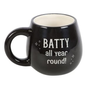 Batty All Year Round Rounded Peekaboo Mug | Bed Sava
