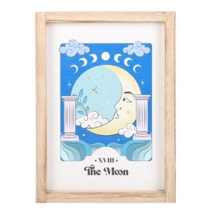 The Moon Celestial Framed Wall Print | Bed Sava