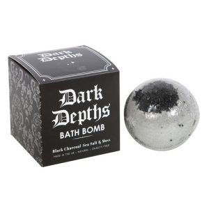 Dark Depths Black Charcoal Bath Bomb | Bed Sava