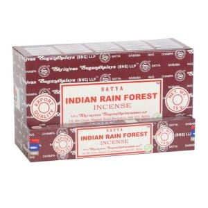 12 Packs of Indian Rain Forest Incense Sticks by Satya | Bed Sava