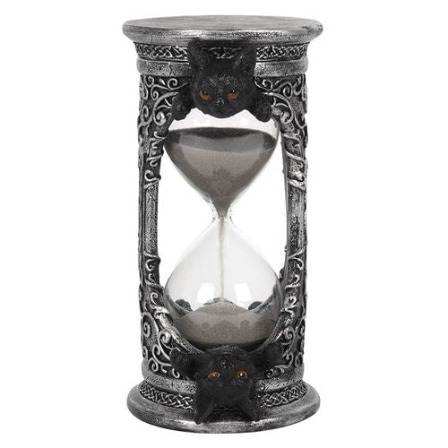 17cm Black Cat Hourglass Timer | Bed Sava