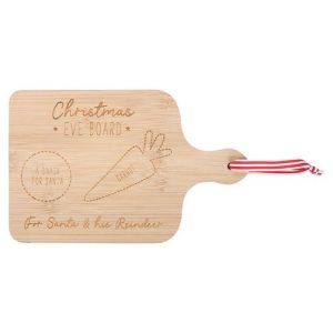 Wooden Christmas Eve Serving Board | Bed Sava
