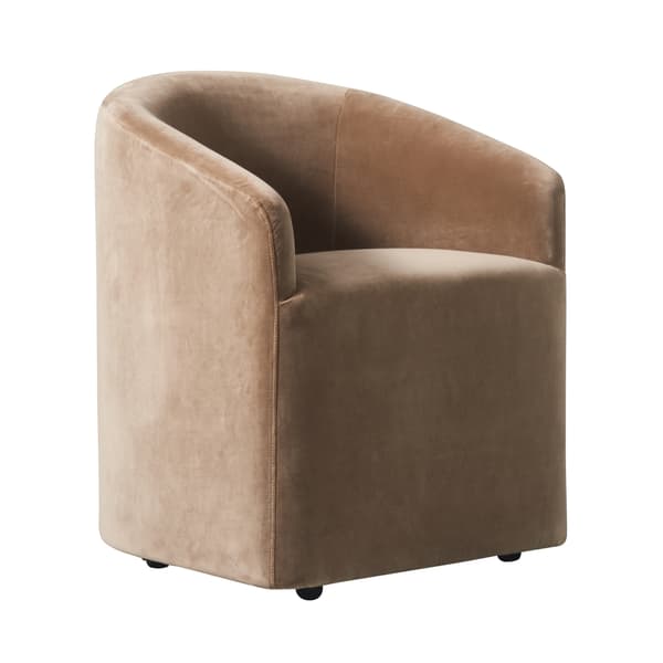 Alto Dining Chair Velvet Beige Chair  Andrew Martin | Bed Sava