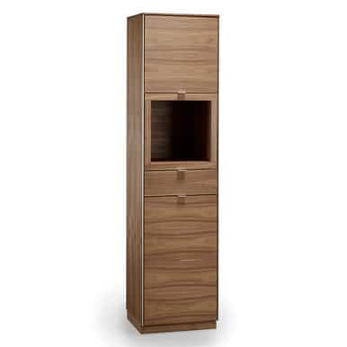 Walnut Display Cabinet - Skovby 914 oiled finish (a little lighter matt brown)