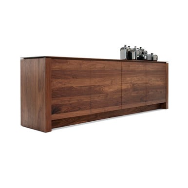 Kluskens Solid Walnut Sideboard Air width 234 depth 48 height 75 cm