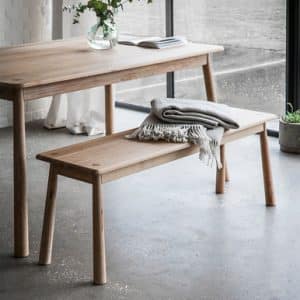 Nordic Oak Dining Bench | Bed Sava