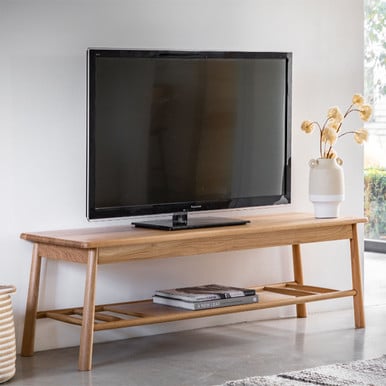 Nordic Oak Media Unit - Oak
