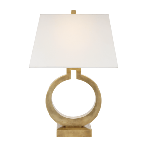 Ring Form Table Lamp Brass Table Lamp Large Antique Burnished Brass  Andrew Martin | Bed Sava