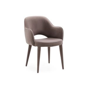 Xanthe Dining Chair Dining Chair BronzeBrownGrey  Andrew Martin Velvet | Bed Sava