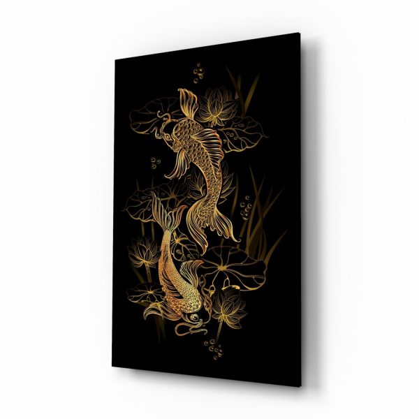 Ying Yang Glass Wall Art | Bed Sava