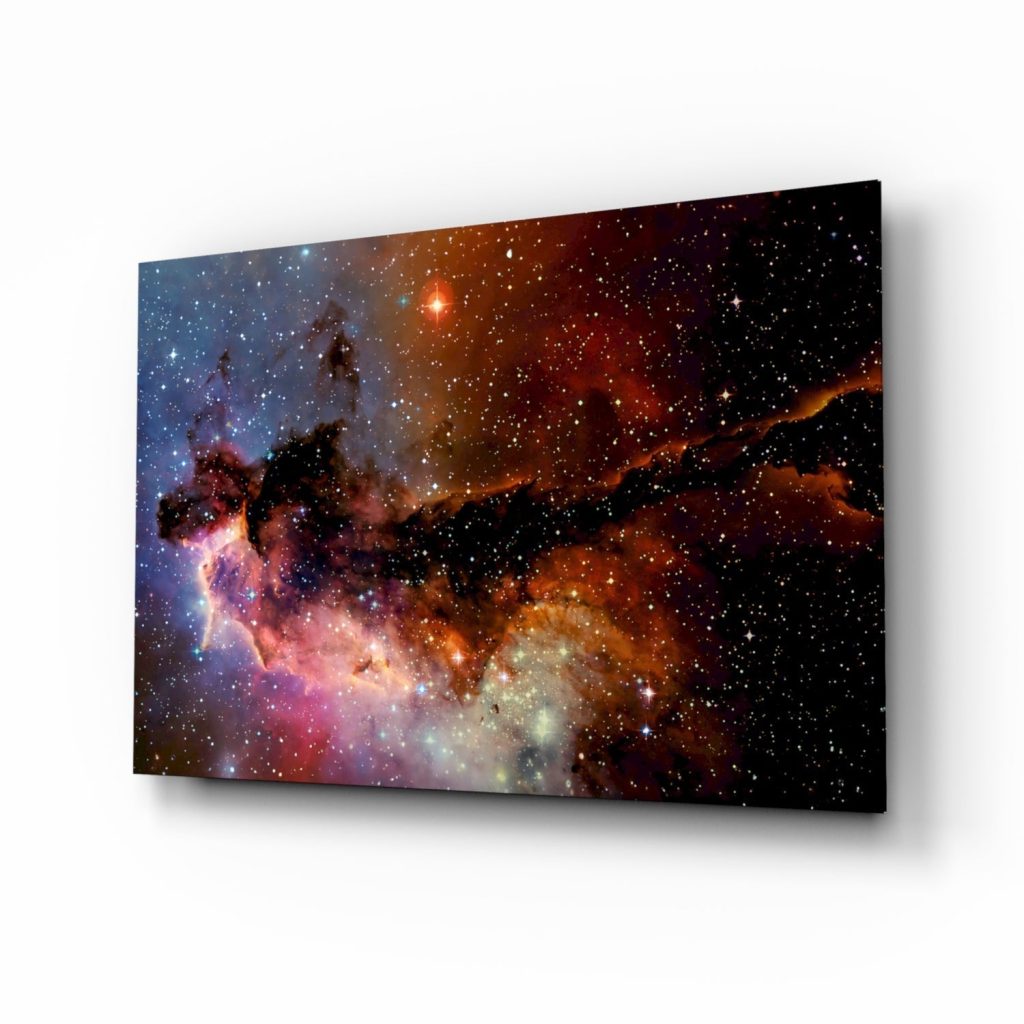 World Of The Galaxy Glass Wall Art