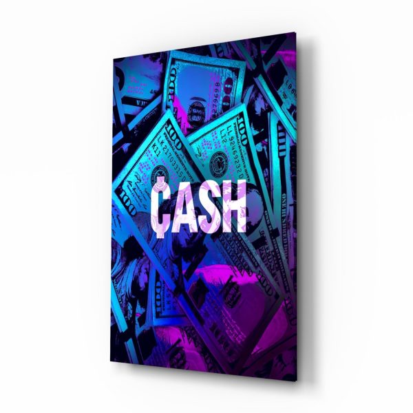 Cash Glass Wall Art | Bed Sava