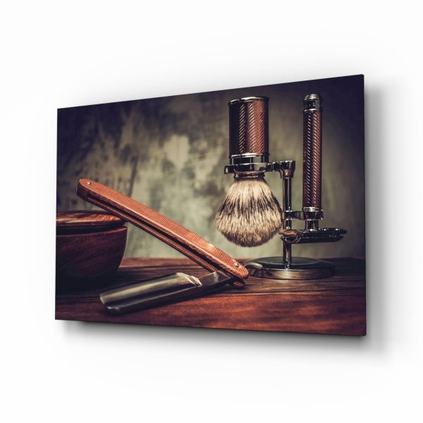 Vintage Shave Glass Wall Art | Bed Sava