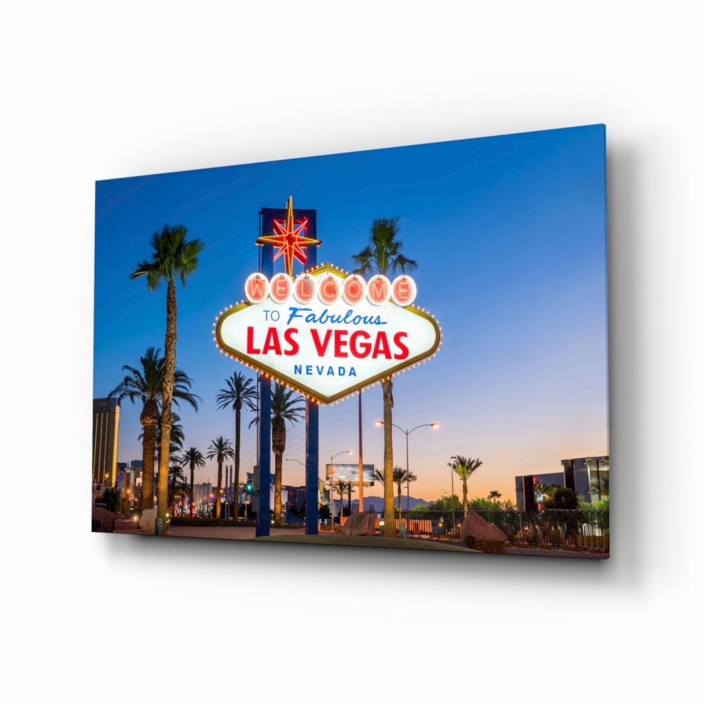 Vegas Glass Wall Art